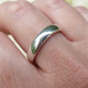 Silver Comfort Fit Wedding Ring Set